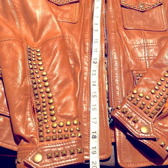 💙NWOT💙Tasha Polizzi💙 Studded Leather Jacket💙 - Picture 14 of 15